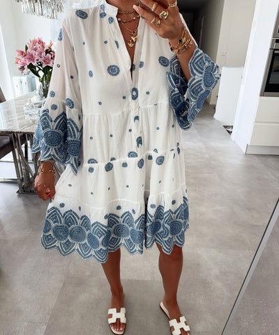 Kleid Malay Weiß