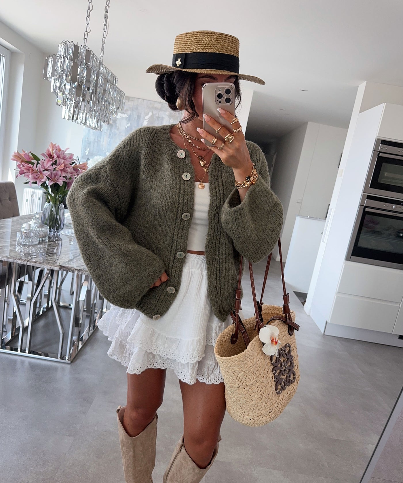Cardigan Dania Khaki Ladypolitan ♡