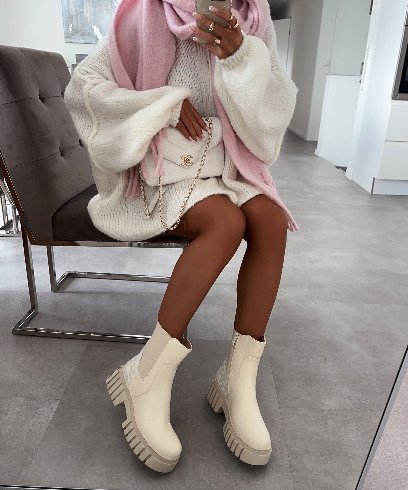 Boots Normani Leo Beige  Ladypolitan ♡   