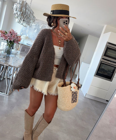 Cardigan Devina Braun Ladypolitan ♡