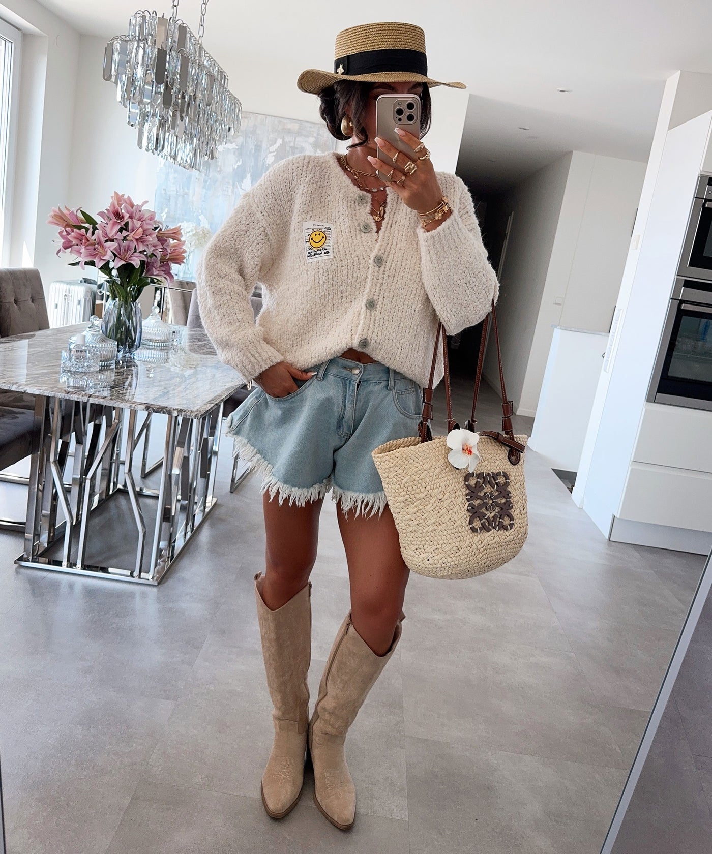 Boucle Cardigan Lalya Beige Ladypolitan ♡