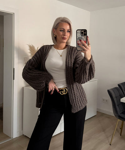 Strickjacke Gelina Braun