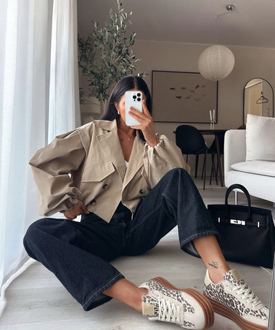 Sneaker Kalia Beige Ladypolitan ♡