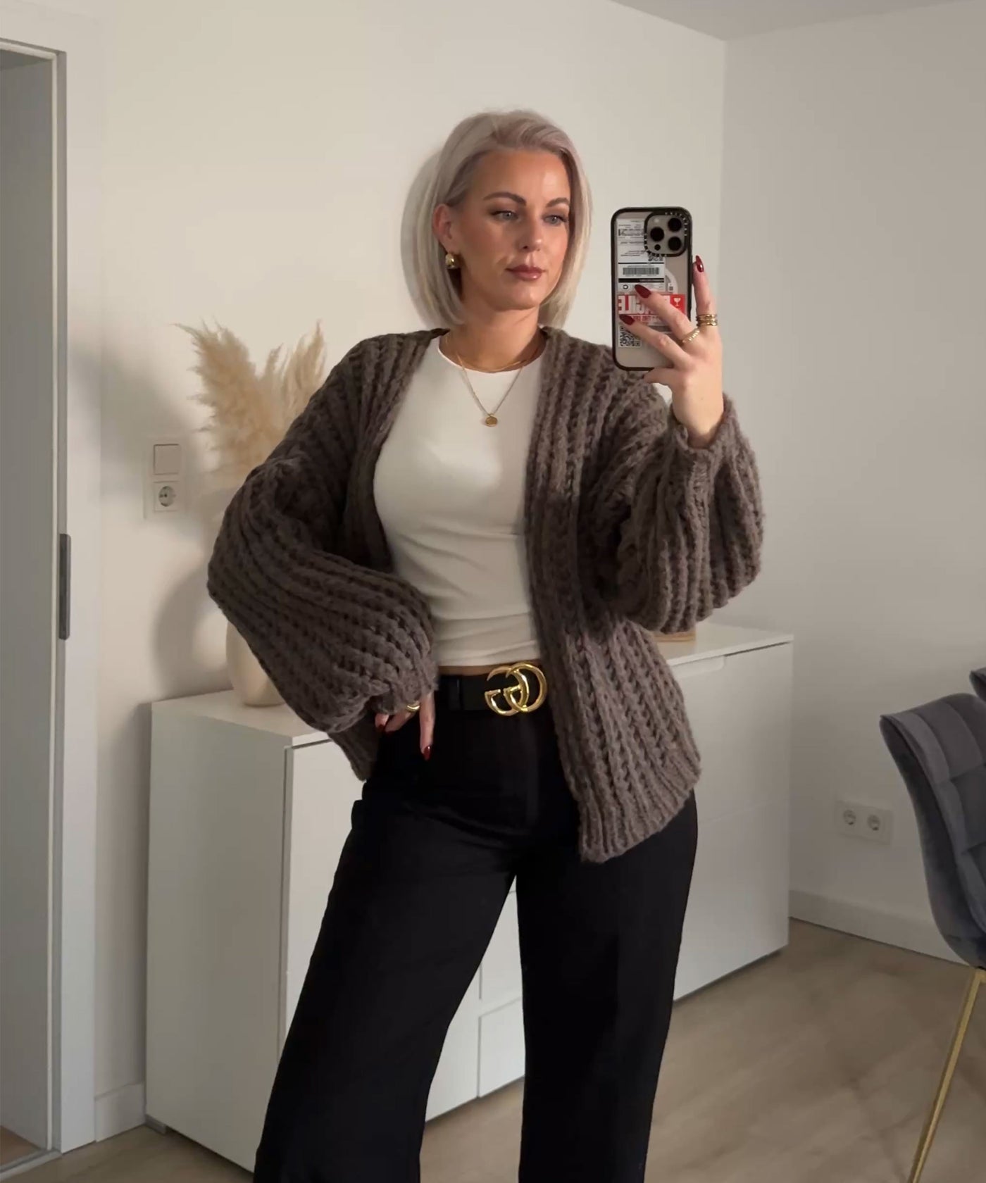 Strickjacke Gelina Braun