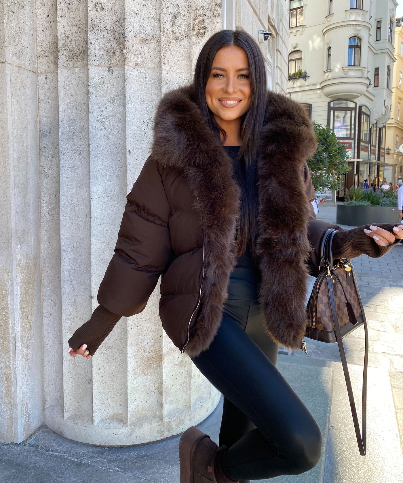 Jacke Fraya Braun Ladypolitan ♡