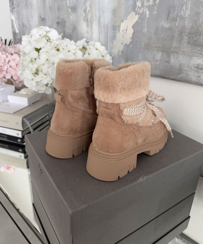 Teddyfell Stiefel Alani Taupe Ladypolitan ♡