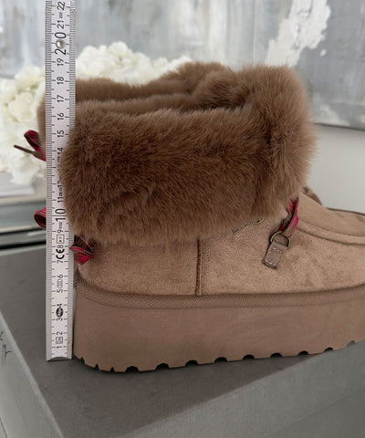 Gefütterte Schneeschuhe Randa Beige  Ladypolitan ♡   