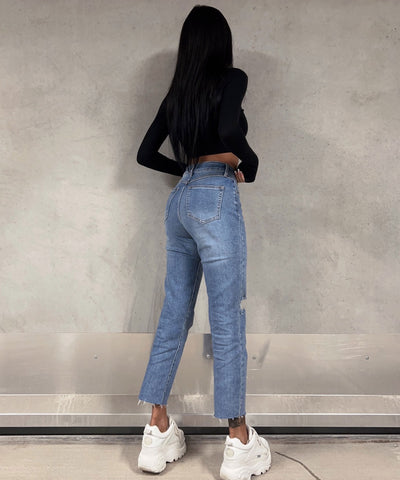 Stretch Mum Jeans Felly Blau Ladypolitan ♡