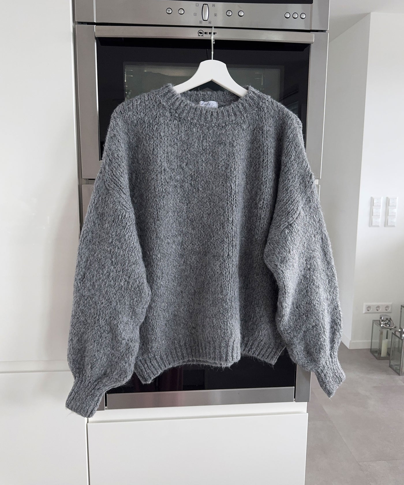 Pullover Rianna Dunkelgrau Ladypolitan ♡