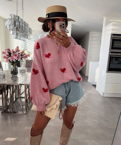 Oversize Pullover Joslin Amor Rosa Ladypolitan ♡