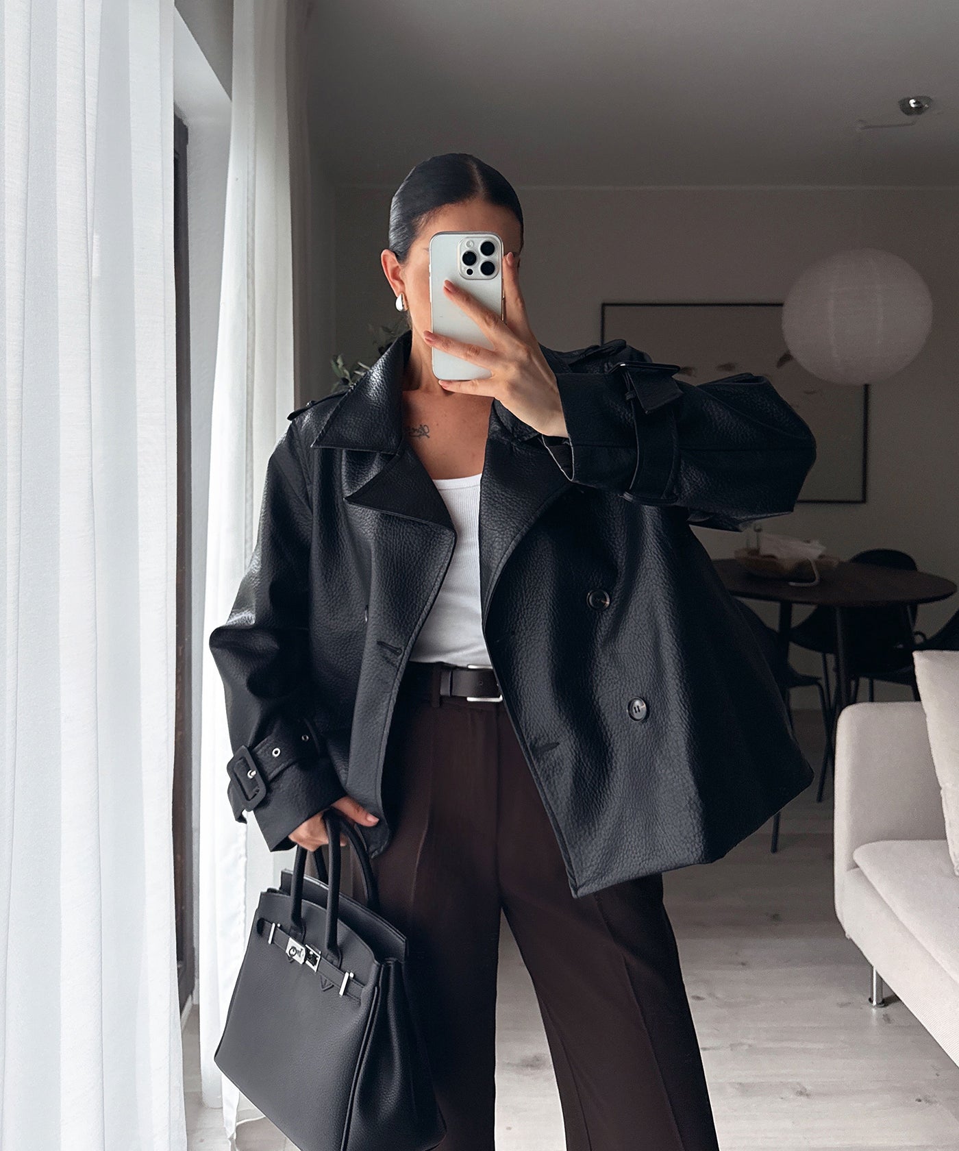 Lederjacke Gloria Schwarz Ladypolitan ♡