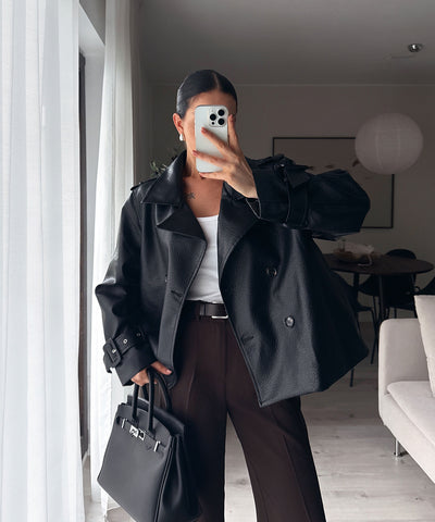 Lederjacke Gloria Schwarz Ladypolitan ♡