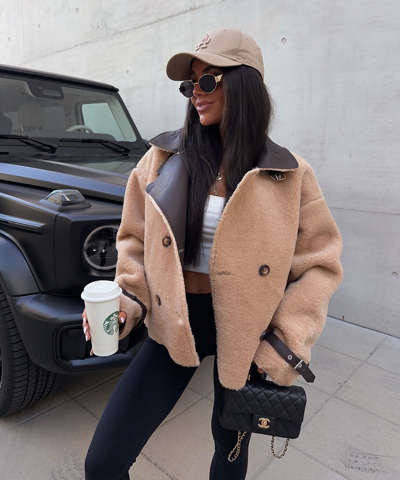 Teddy Fell Jacke Ella Camel Ladypolitan ♡