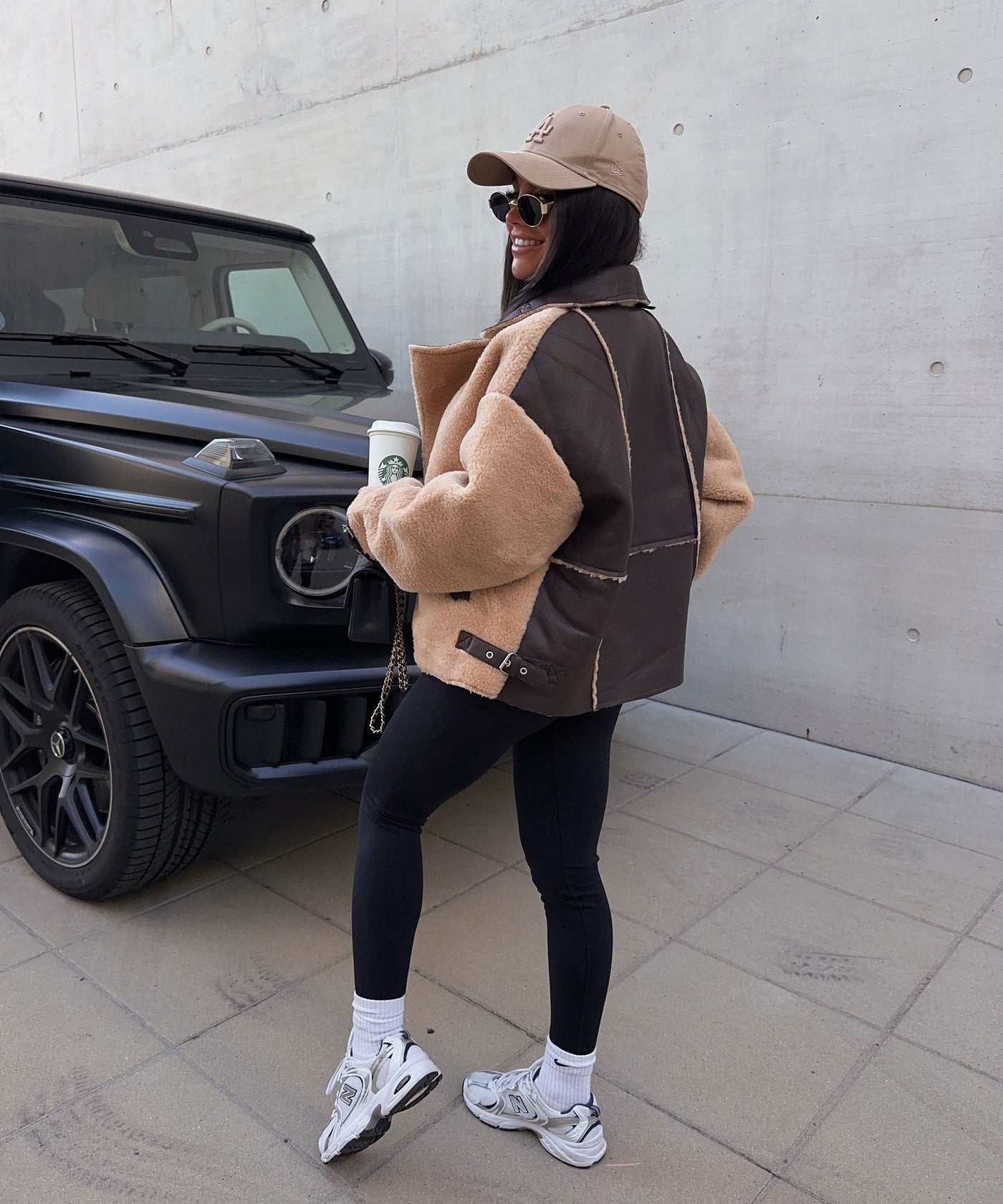 Teddy Fell Jacke Ella Camel Ladypolitan ♡