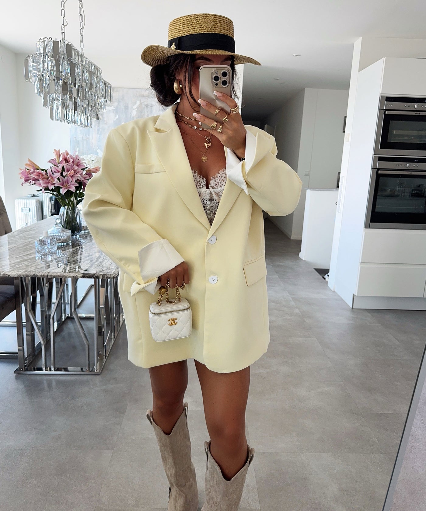 Oversize Blazer Trina Gelb Ladypolitan ♡