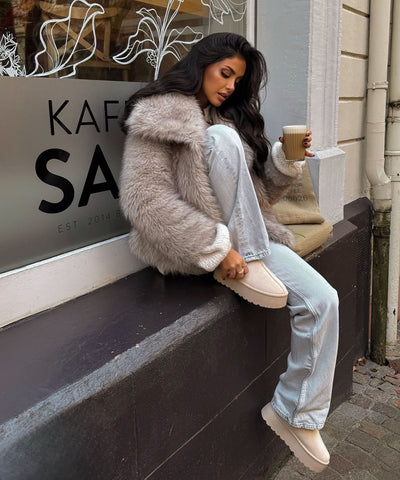 Slipper Heyla Beige Ladypolitan ♡