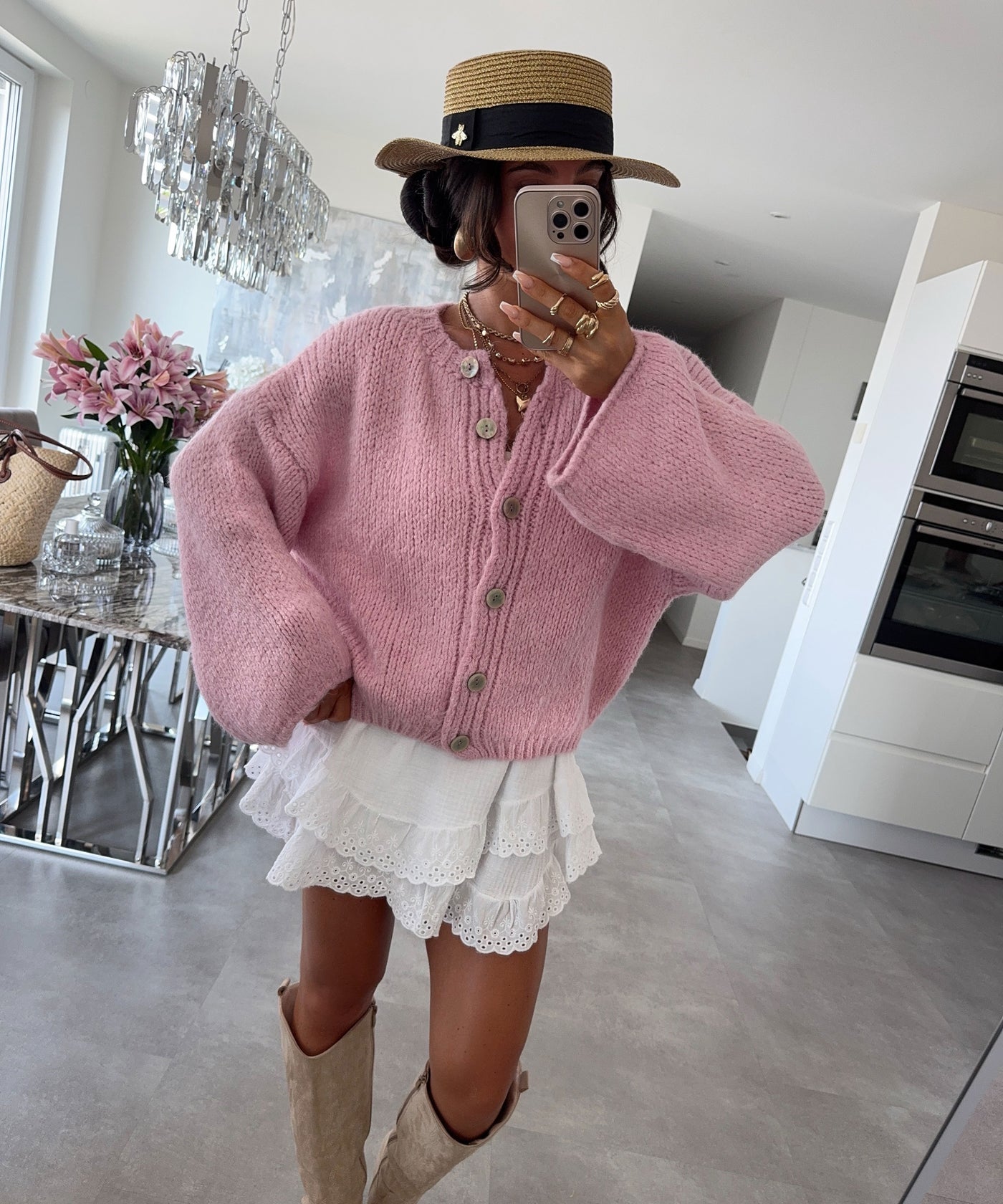 Cardigan Dania Rosa Ladypolitan ♡
