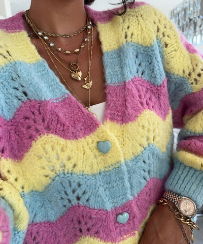 Cardigan Sana Gelb Ladypolitan ♡