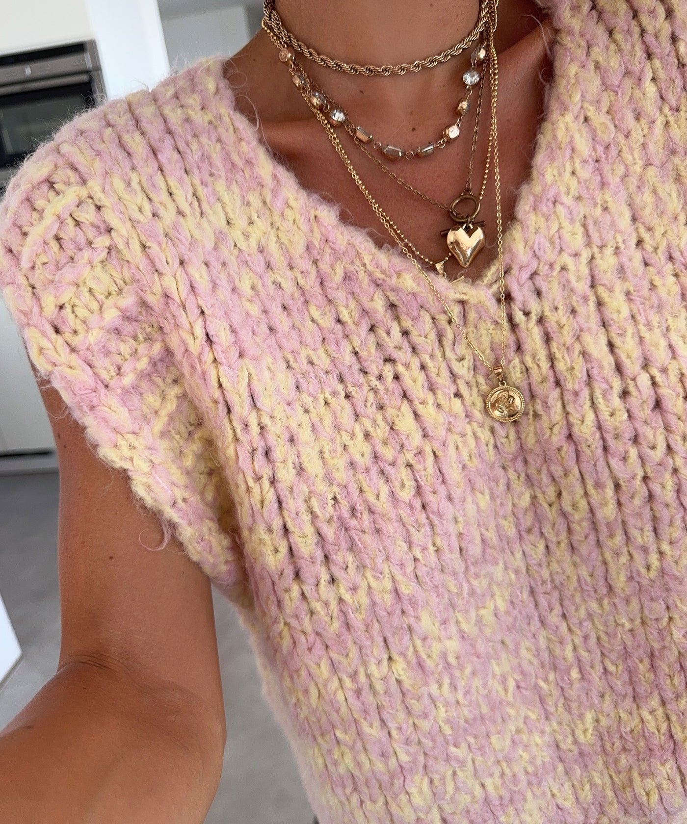 Strickshirt Clea Gelb Ladypolitan ♡