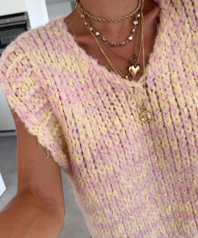 Strickshirt Clea Gelb Ladypolitan ♡