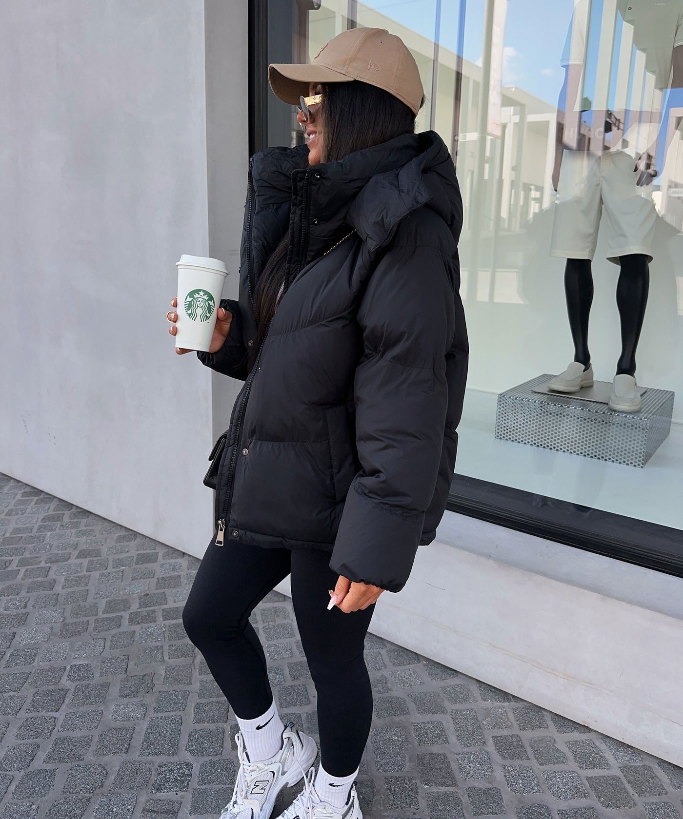 Pufferjacke Fina Schwarz Ladypolitan ♡