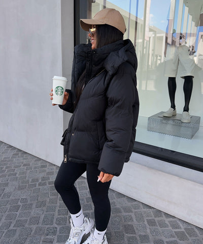 Pufferjacke Fina Schwarz Ladypolitan ♡