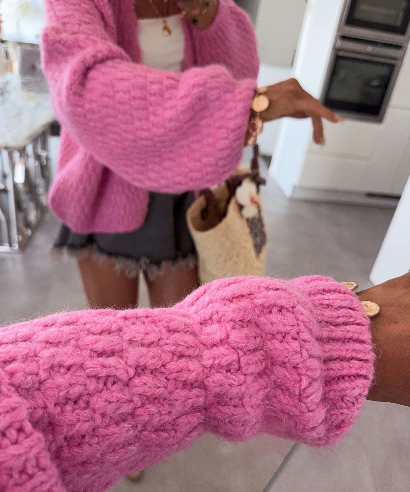 Cardigan Devina Pink Ladypolitan ♡