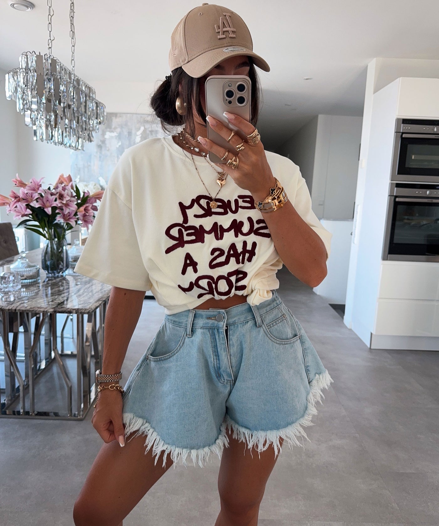 Oversize T-Shirt Summer Weiß Ladypolitan ♡