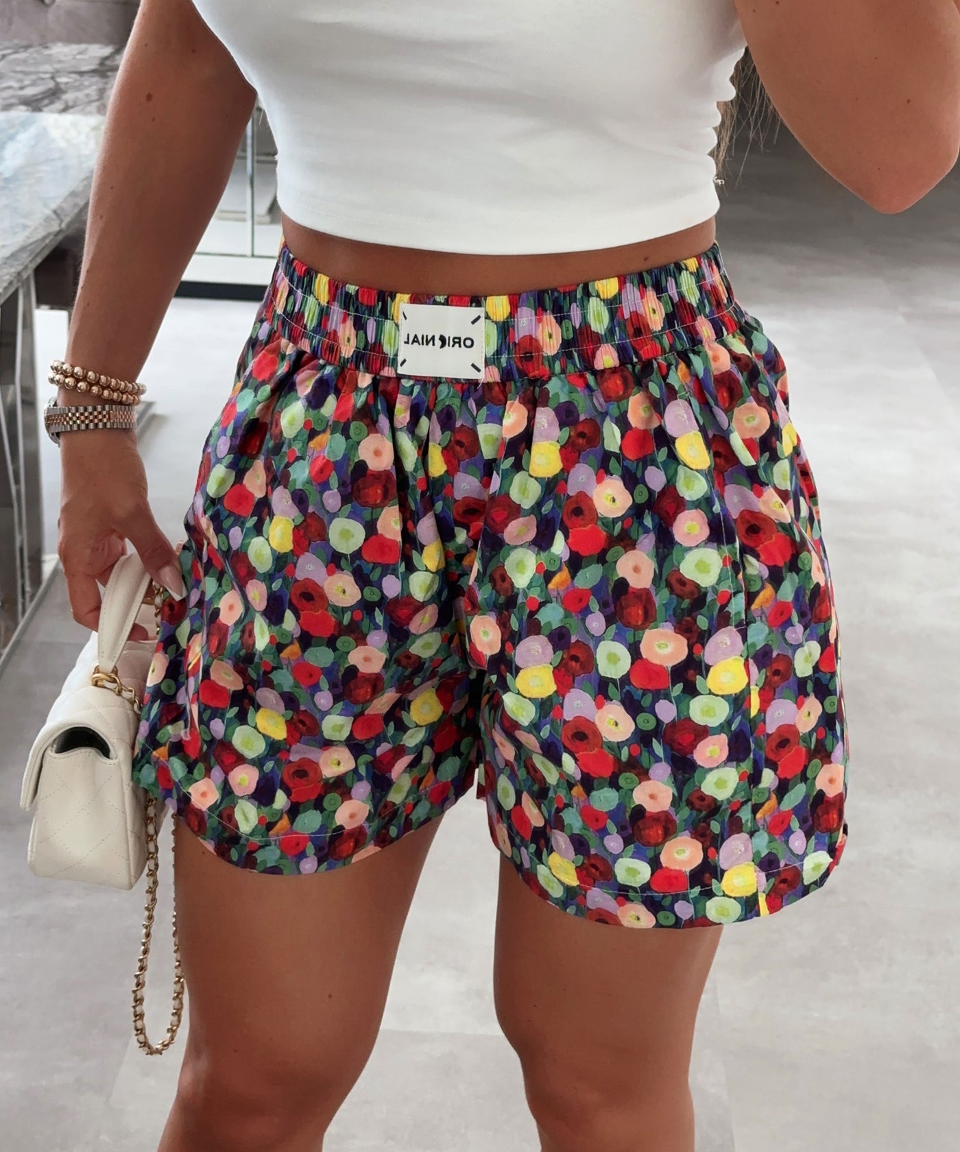 Shorts Flower Grün  Ladypolitan ♡   