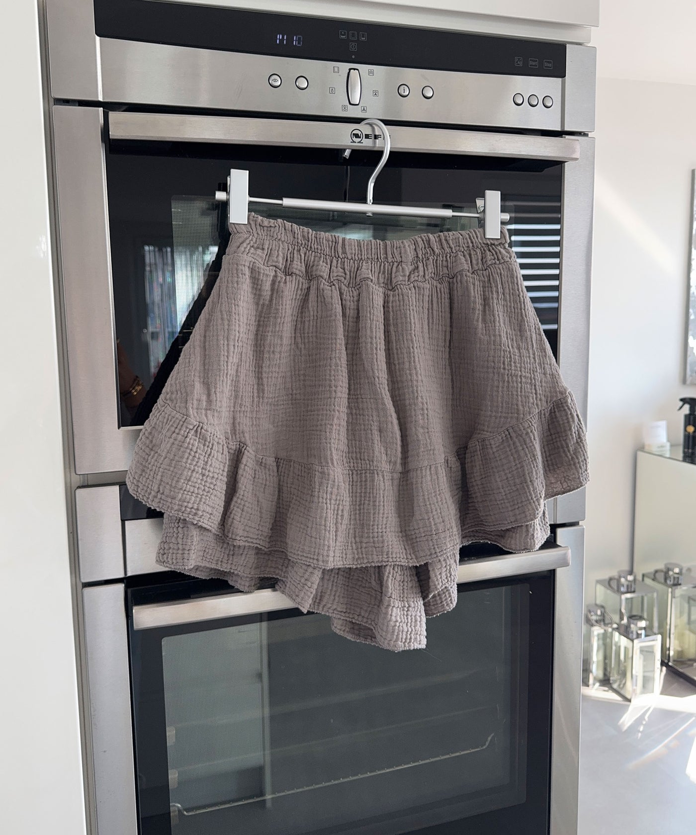 Musselin Hosenrock Alexis Taupe Ladypolitan ♡