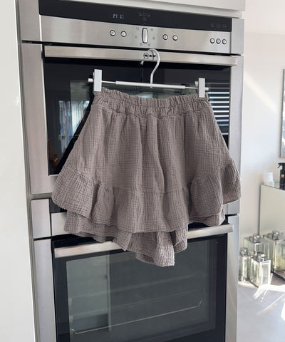 Musselin Hosenrock Alexis Taupe Ladypolitan ♡