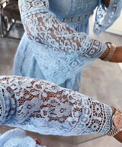 Dress Caroline light blue