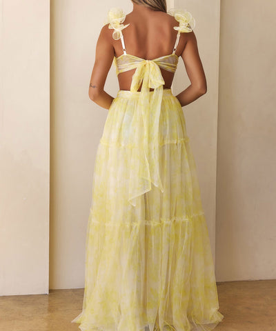 Kleid Alusia Gelb Ladypolitan ♡