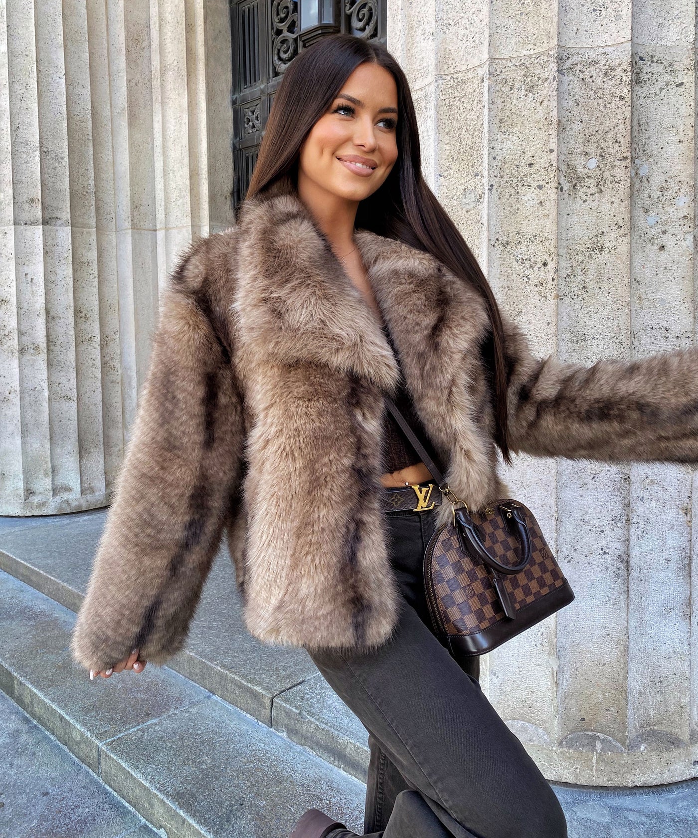Felljacke Romina Braun Ladypolitan ♡