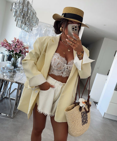 Oversize Blazer Trina Gelb Ladypolitan ♡