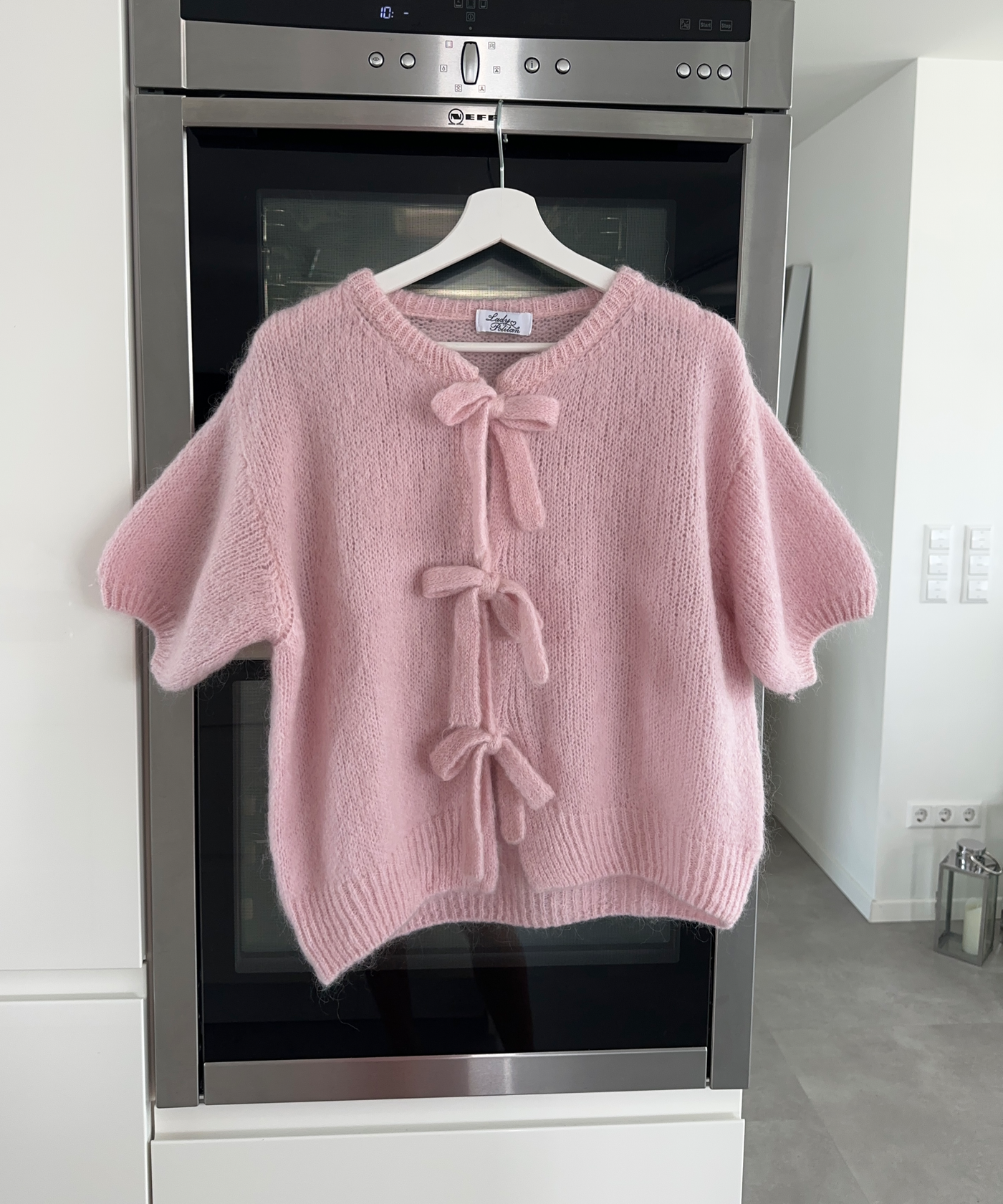 Angora Kid Mohair Cardigan Loop Rosa  Ladypolitan ♡   