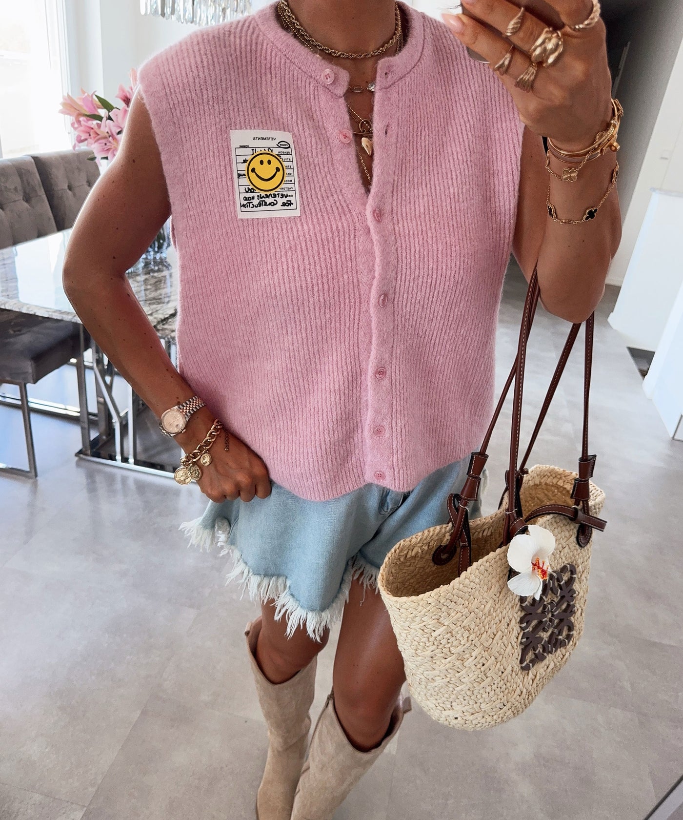 Weste Riula Rosa Ladypolitan ♡