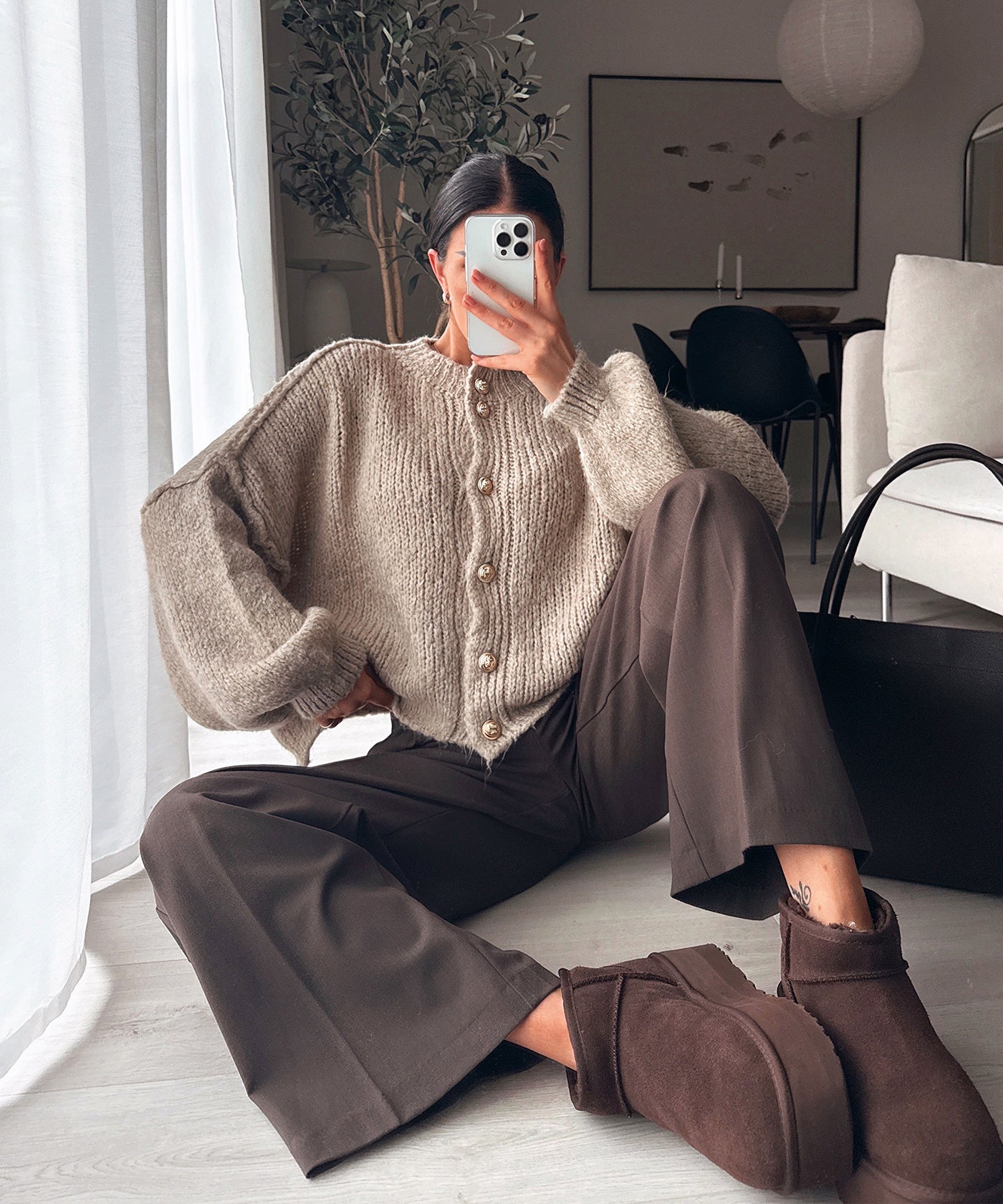 Bundfaltenhose Cleo Braun