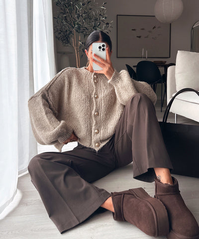 Bundfaltenhose Cleo Braun