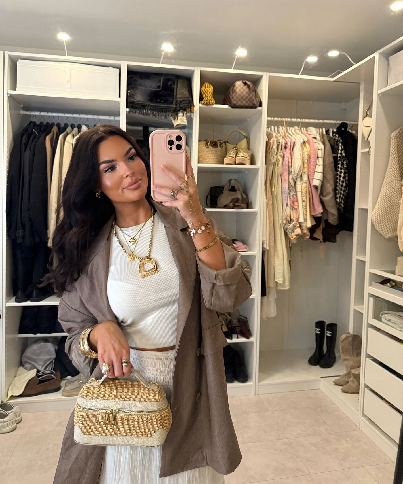 Oversize Blazer Menia Taupe Ladypolitan ♡