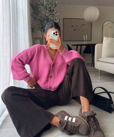 Jäckchen Jade Fuchsia Pink Ladypolitan - Fashion Onlineshop für Damen