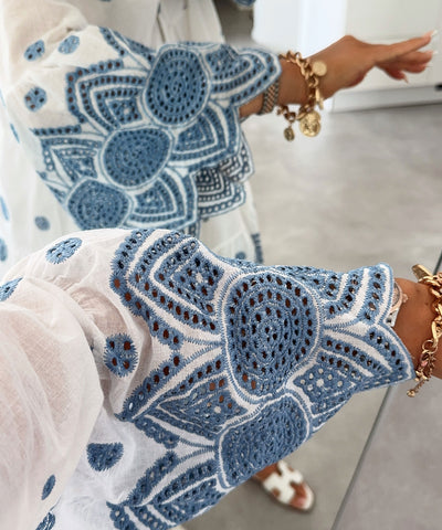 Kleid Malay Weiß