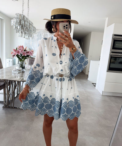 Kleid Malay Weiß