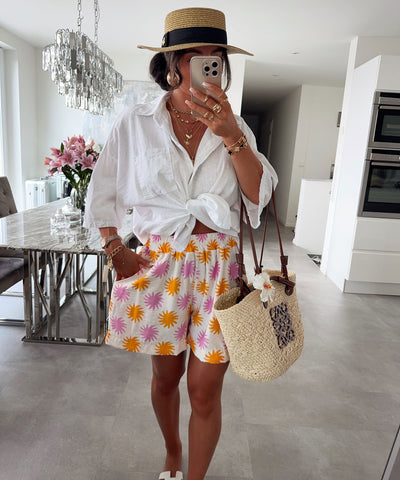 Shorts Mia Sonne Weiß Ladypolitan ♡