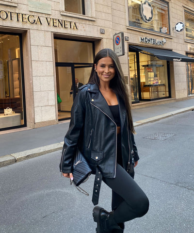 Lederjacke Valea Schwarz Ladypolitan ♡