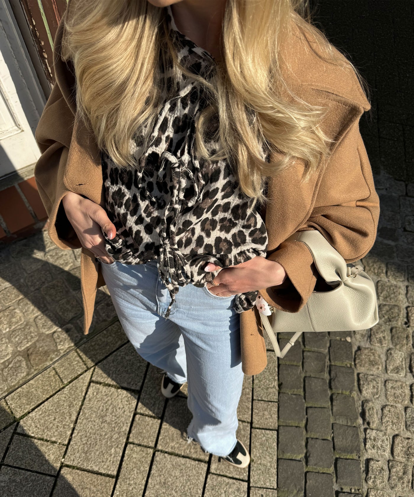 Oversize Jacke Joana Camel