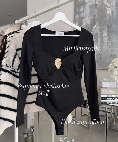 Body Melaia Schwarz Ladypolitan ♡