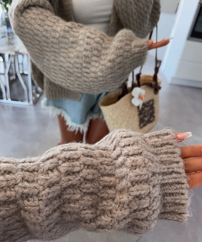 Cardigan Devina Taupe Ladypolitan ♡