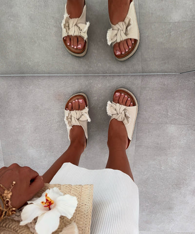 Pantolette Woop Beige Ladypolitan - Fashion Onlineshop für Damen