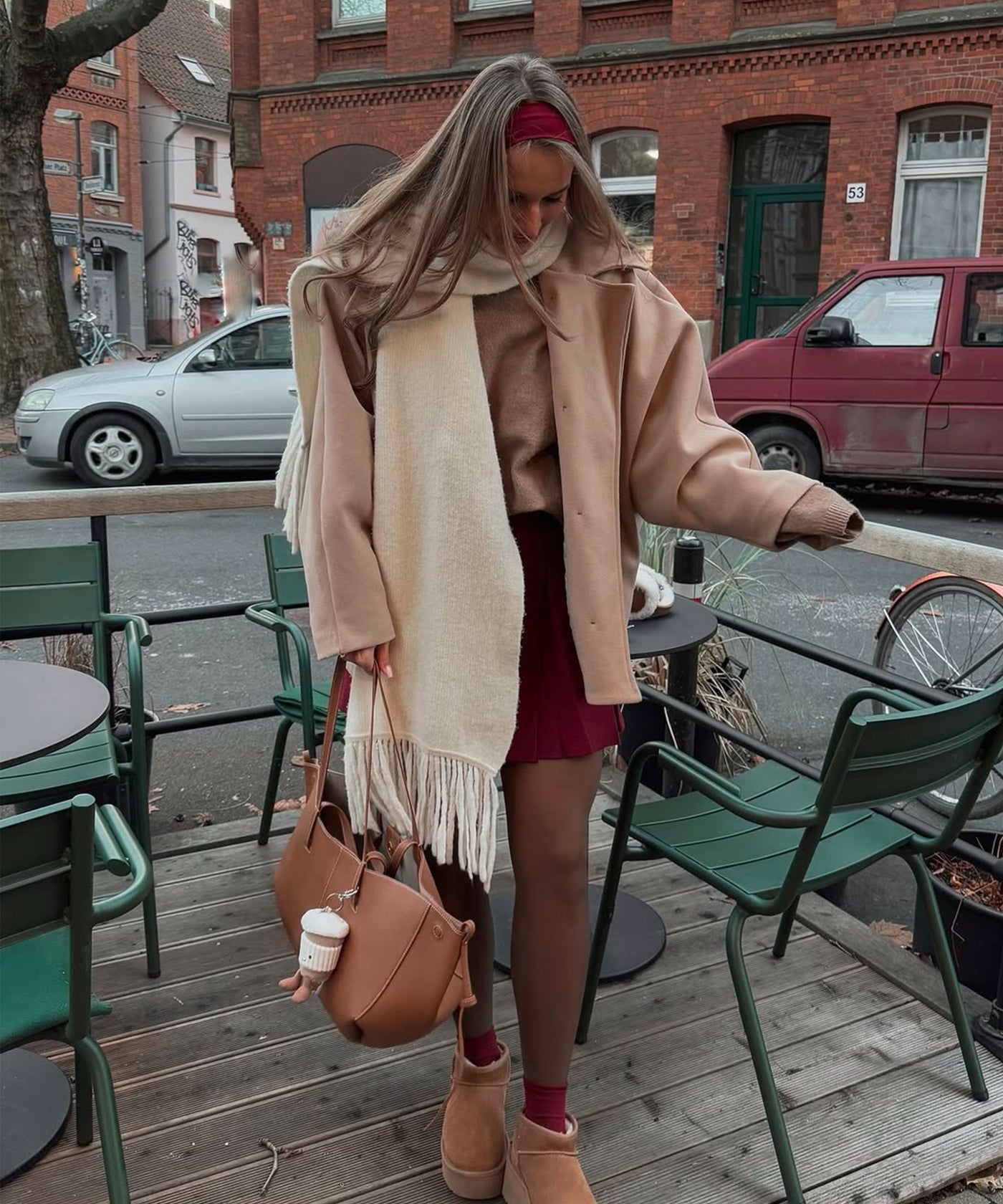 Oversize Jacke Joana Beige